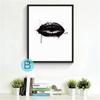 Moderne Motivation Zitate Wand Poster Sexy Lip Frau Porträt Leinwand Ölgemälde Home Dekoration Chic Schmuck