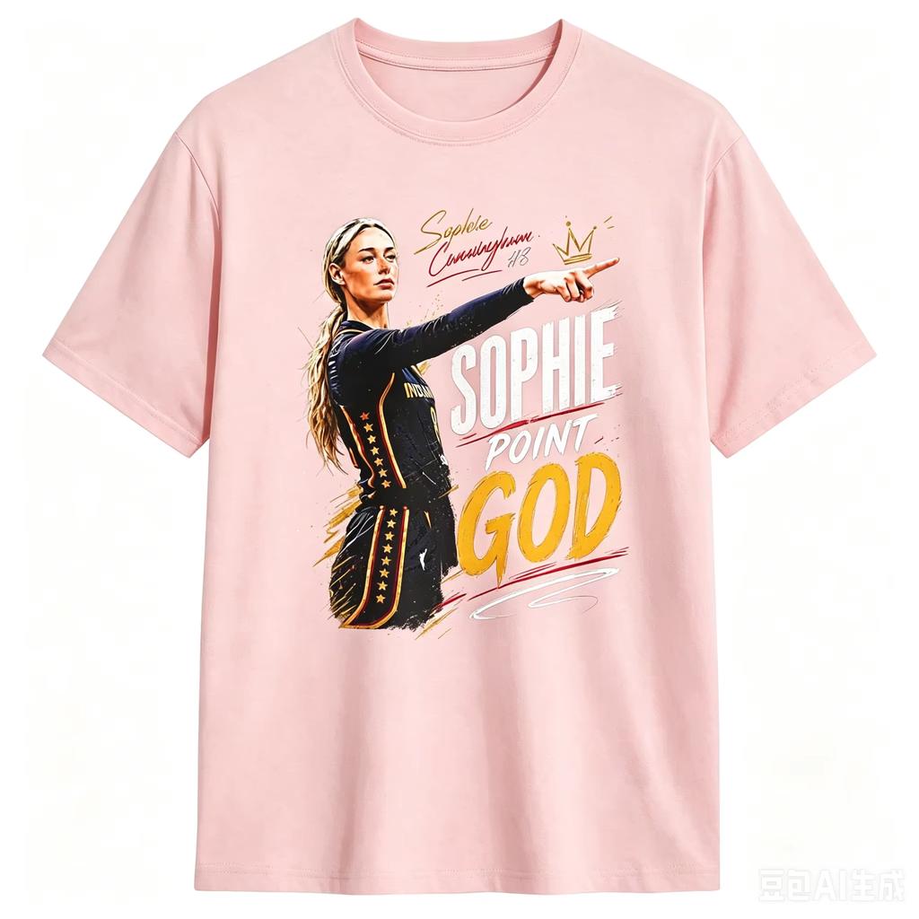 Sophie Cunningham Point Good Meme Stampato Unisex Cotone Unisexs Donna Popolare Moda Magliette Streetwear Regalo per Fan Ins YK