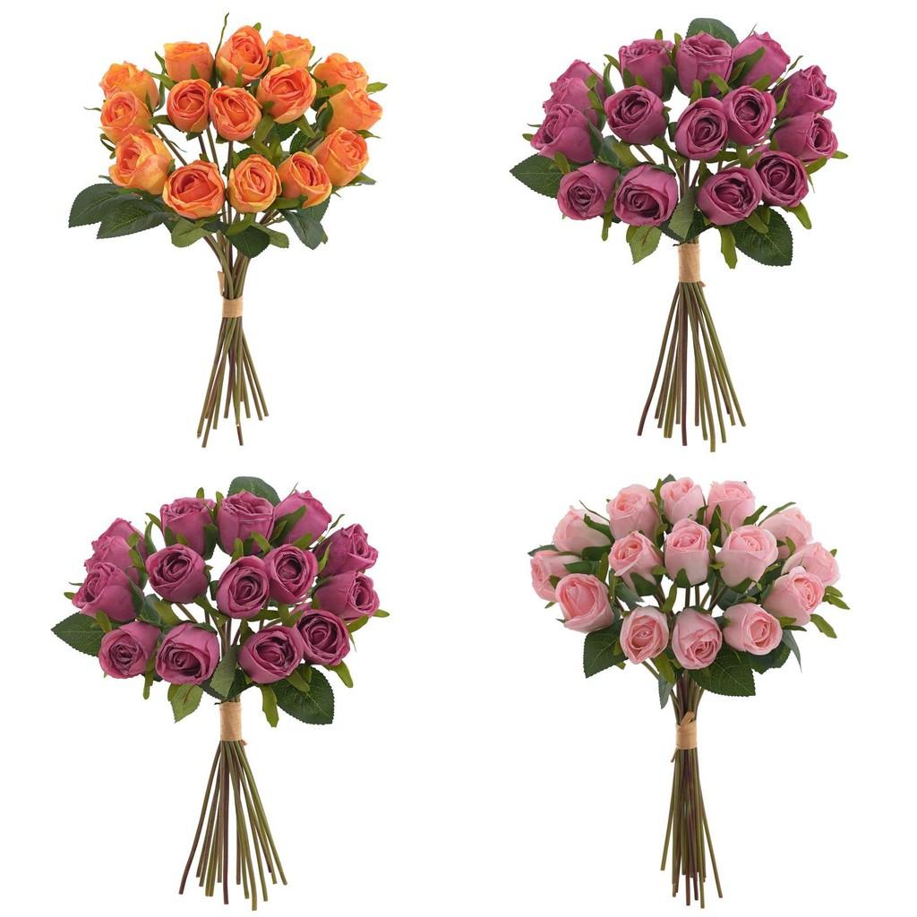 Romantic Rose Simulated Flower Bundle For Event Decoration And Outdoor Celebrations