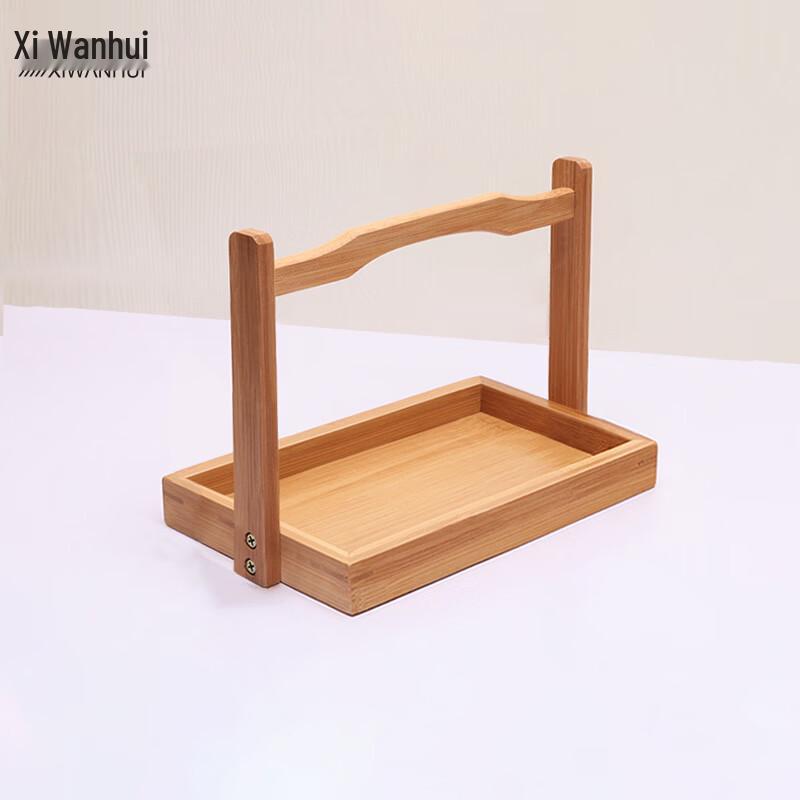 Multi-functional Bamboo Portable Tray Box