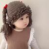 Windproof Kids Knitted Hat Breathable Newborn Headgear Personality Baby Woolen Cap  Autumn