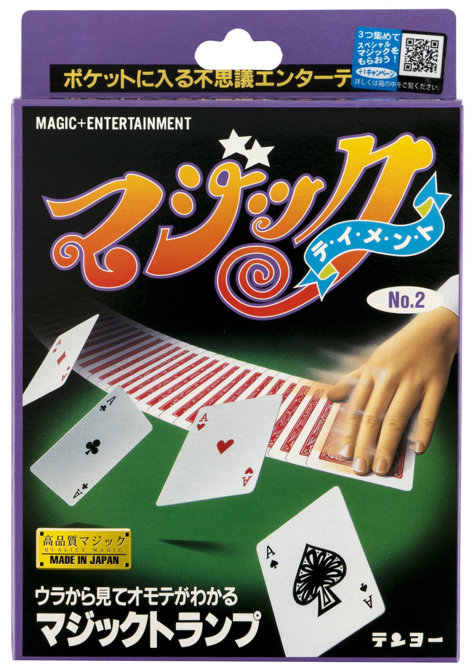

Tenyo Magic Playing Cards: 20 Magic Tricks - See the front from the back! Pocket-sized, amazing entertainment. Beginner-friendly, easy magic tricks fo