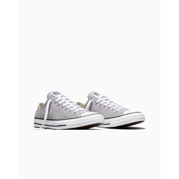 Converse Chuck Taylor All Star Classic Bequeme Atmungsaktive Canvas Schuhe Unisex Sneaker Grau A18102C