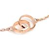 [Daniel Wellington] Bracelet DW00400168 Women's Elan Unity Bracelet Rose Gold [Parallel Import]