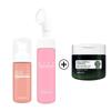 Le Bérage PDRN Bubble Chewy Foam Cleanser 200ml + Bubble Mask Liquid Set (Free Cica Toner Pads), 1 Set