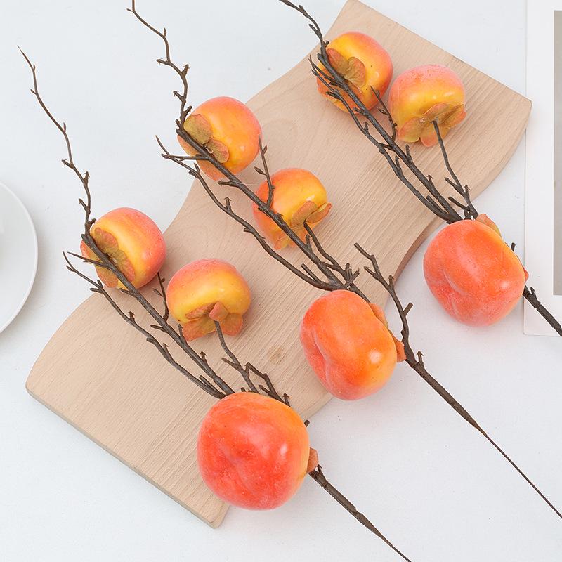 New Year Fortune Bucket: DIY Pomegranate, Persimmon & Apple Floral Arrangement with Foam Berries