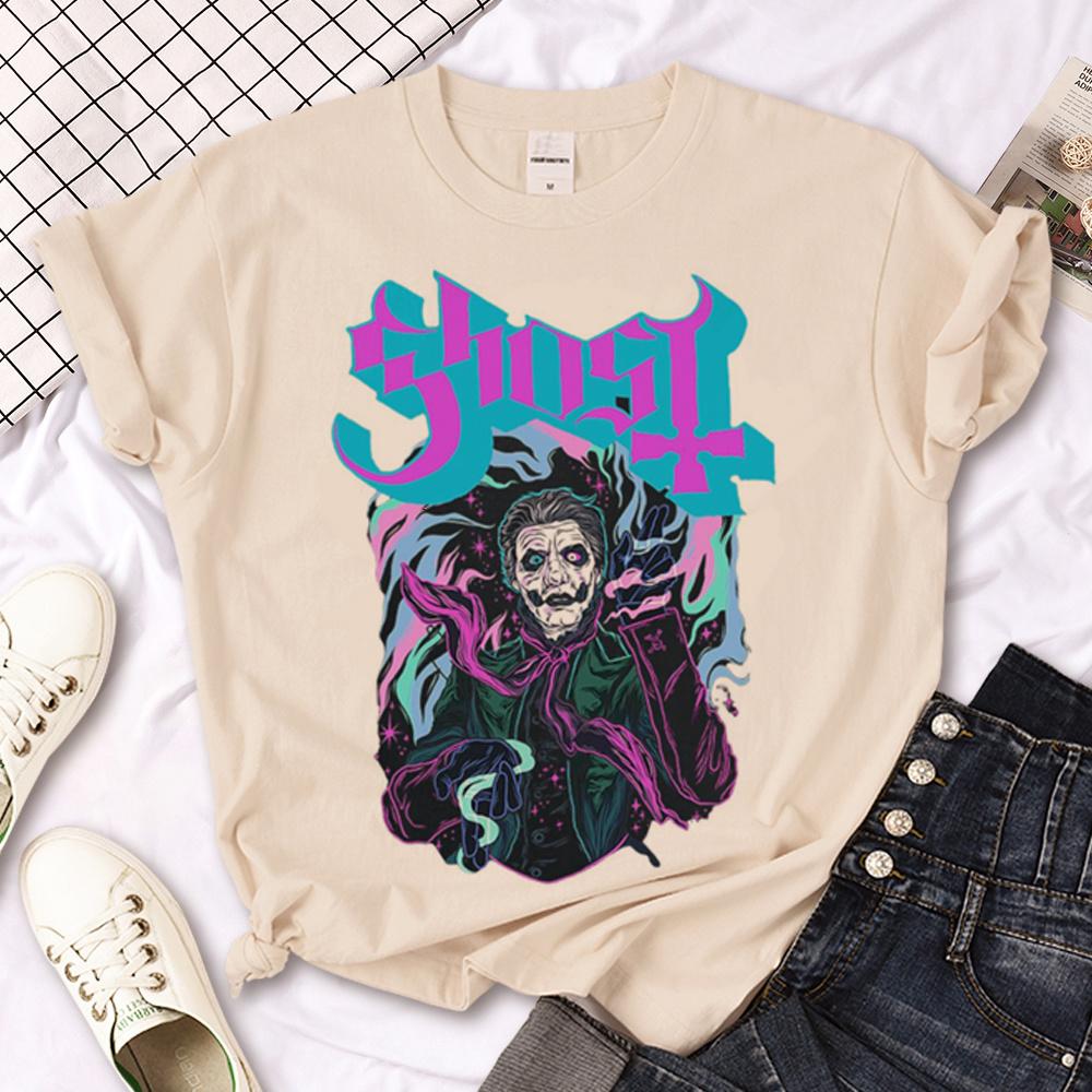 

Ghost Band tshirt women comic funny manga tshirts female Japanese streetwear manga clothing 3XL