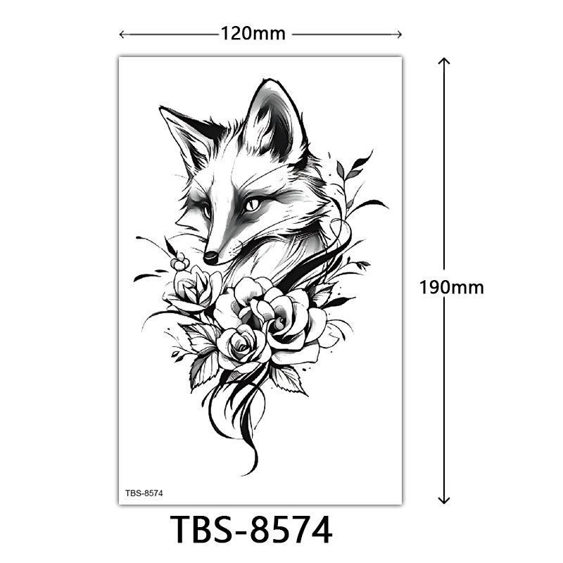 Waterproof Tattoo Sticker, Totem Character Animal Tattoo Sticker Tattoo