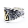 Neue Mode Kreativer Trend Niedliche Sternenkatze Offener Ring Männer und Frauen Retro Persönlichkeit Einfach Nische Hip Hop Party Ring Geschenk Schmuck