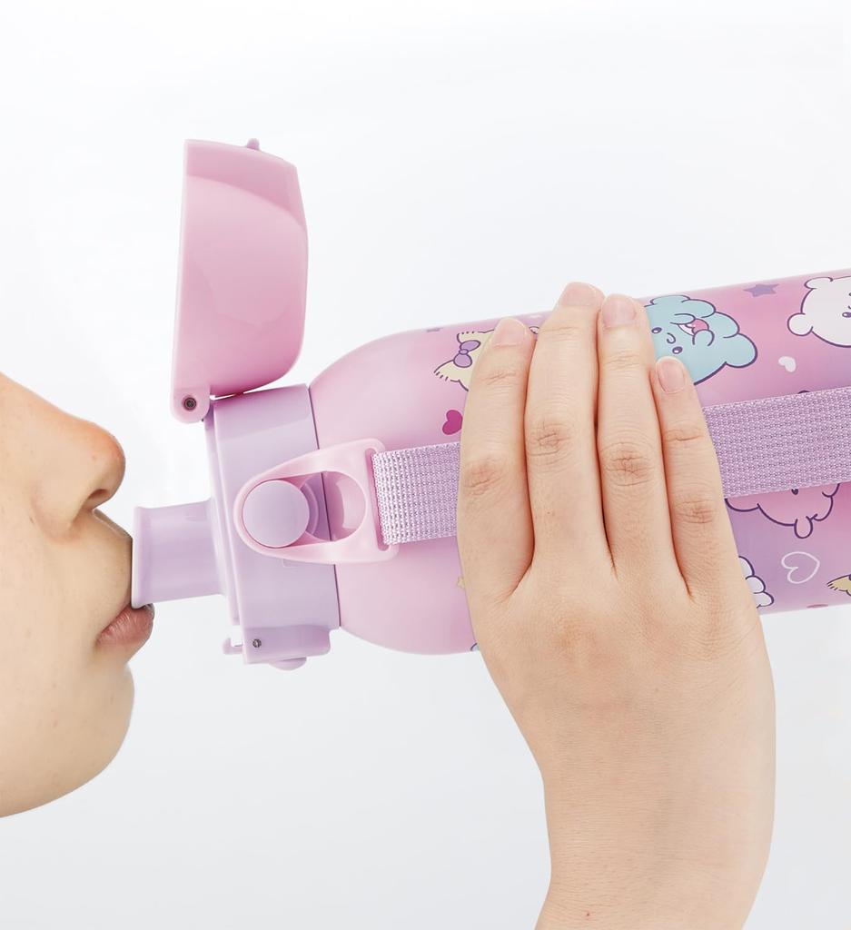 Skater Stainless Steel Water Bottle for Direct Lightweight and Cooling Sports Water Kids, Drinking, 600ml, Child-Friendly, Loveys, Only, Bottle, Kids,