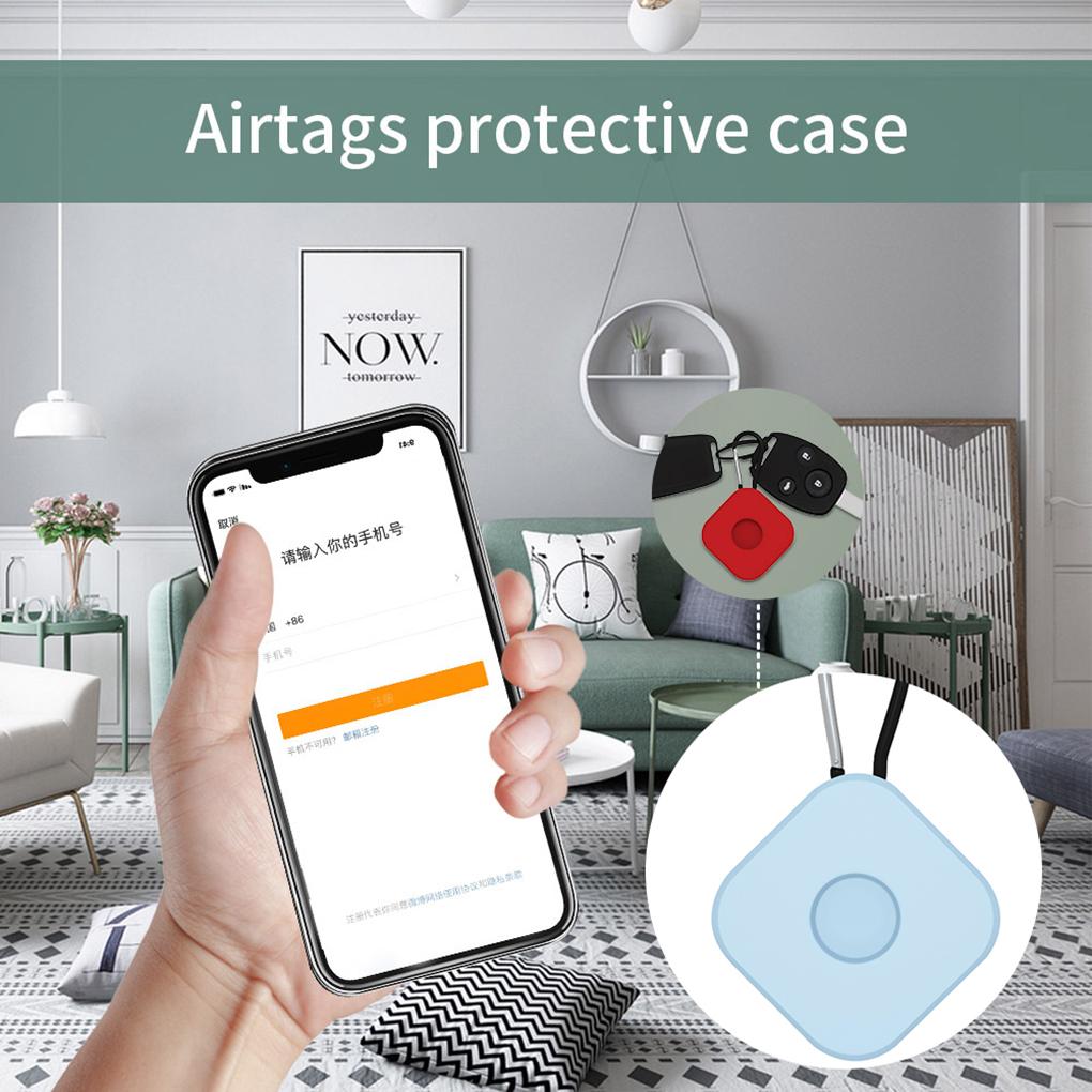 Holder Case Anti-lost Silicone Cover with Key Chain Replacement for