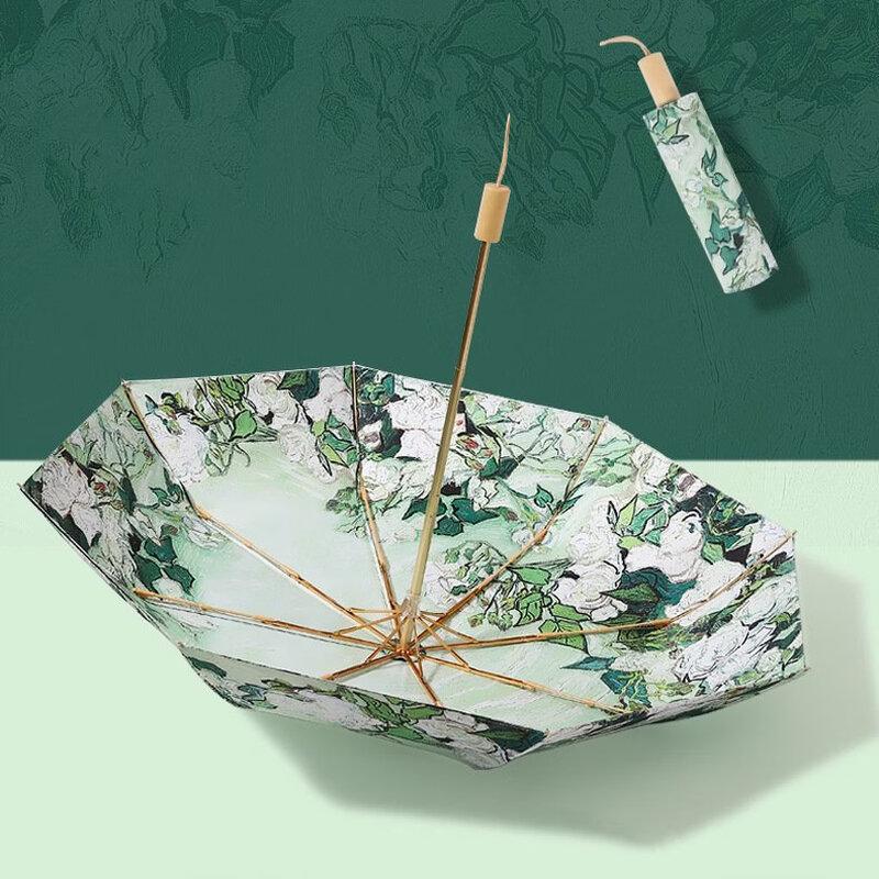 Li Shen Automatic Foldable Sun & Rain Umbrella