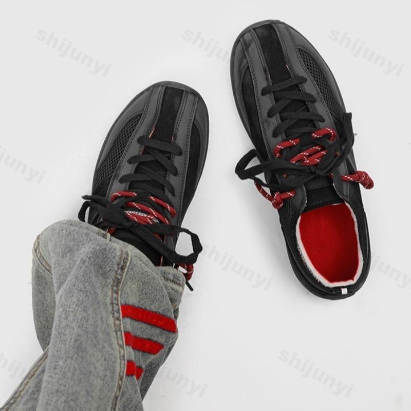 Fashion Men's Fashion Trend Mesh Breathable Low Top Sports Casual Shoes 2025 Autumn Retro Design Versatile Comfortable Non Slip Sneakers