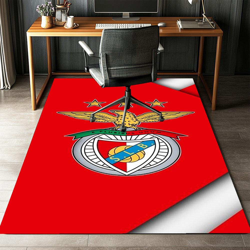 Benfica Bedruckter Teppich, Teppich, für Bürostuhl Wohnzimmer Schlafzimmer Küchenraum Dekor Geschenke.