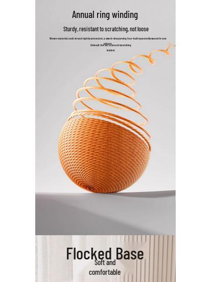 Sisal Cat Scratching Lollipop: Durable, Scratch-Resistant Vertical Cat Toy