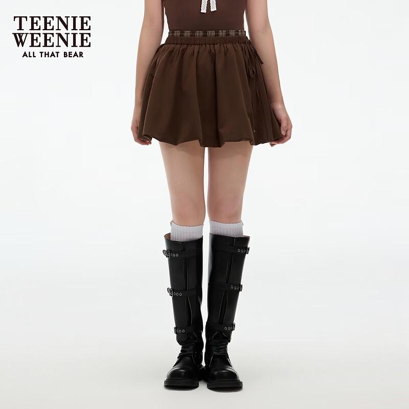 Teenie Weenie Bear Plaid Short Skirt M