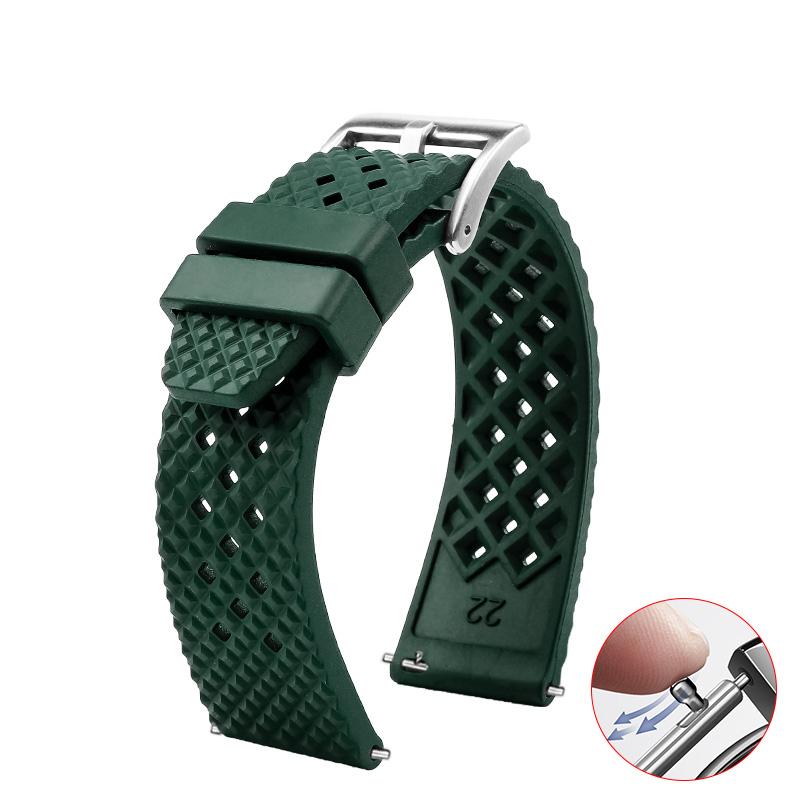 

Водонепроницаемый резиновый ремешок для ROLEX/Seiko Нет. 5 консервированных ушек/Гражданские Дайверские Силиконовые Спортивные Часы Аксессуары 20мм 22мм 20mm