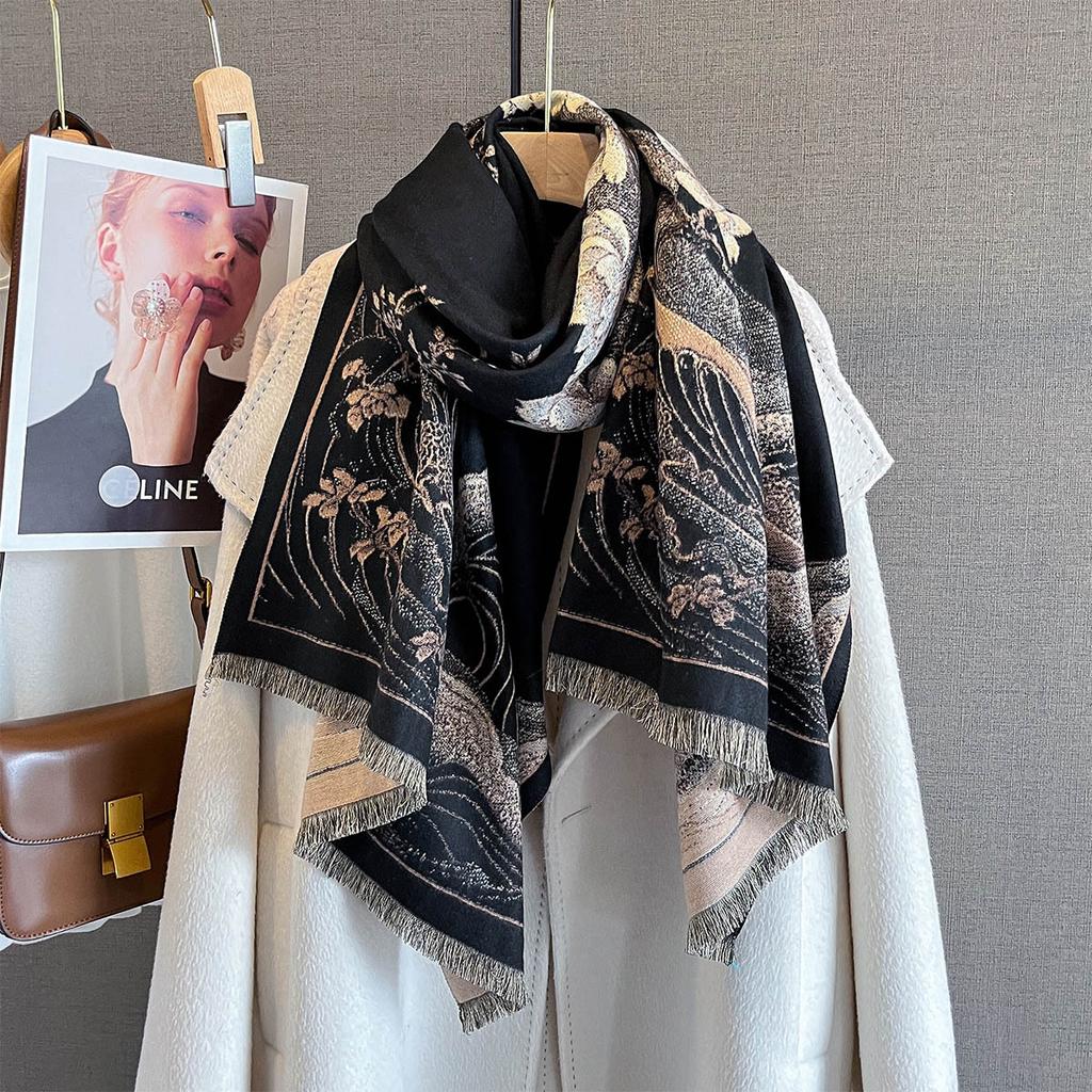 Women Men New Scarves  Cashmere Scarf Autumn Winter Fashion Thick Warm Shawl Wrap Cold-proof Bufanda Poncho Echarpe Pashmina