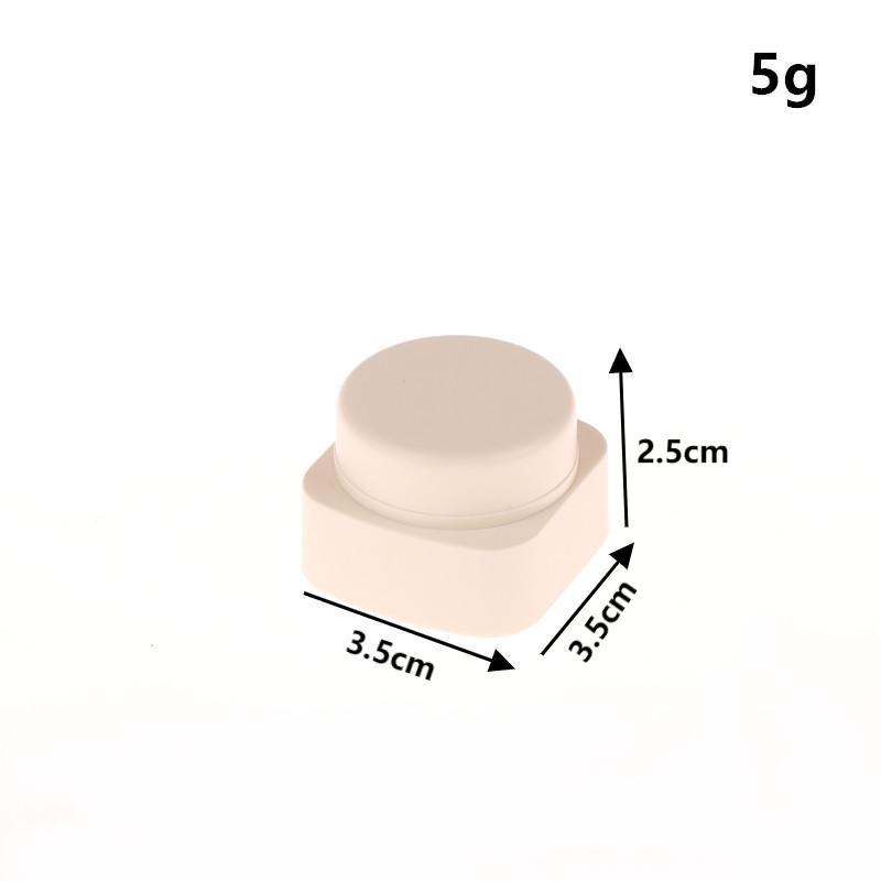 5/20G Empty Plastic Nail Art Cosmetic Square Containers Jar Face Cream Pot Nail Gel Powder Box Makeup Lotion Tool Packaging