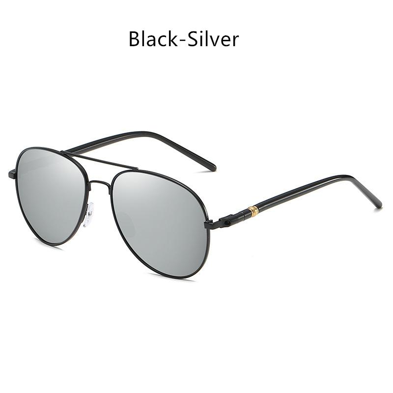 Luxury Men's Polarized Sunglasses Driving Sun Glasses For Men Women Brand Designer Male Vintage Black Pilot Sunglasses UV400