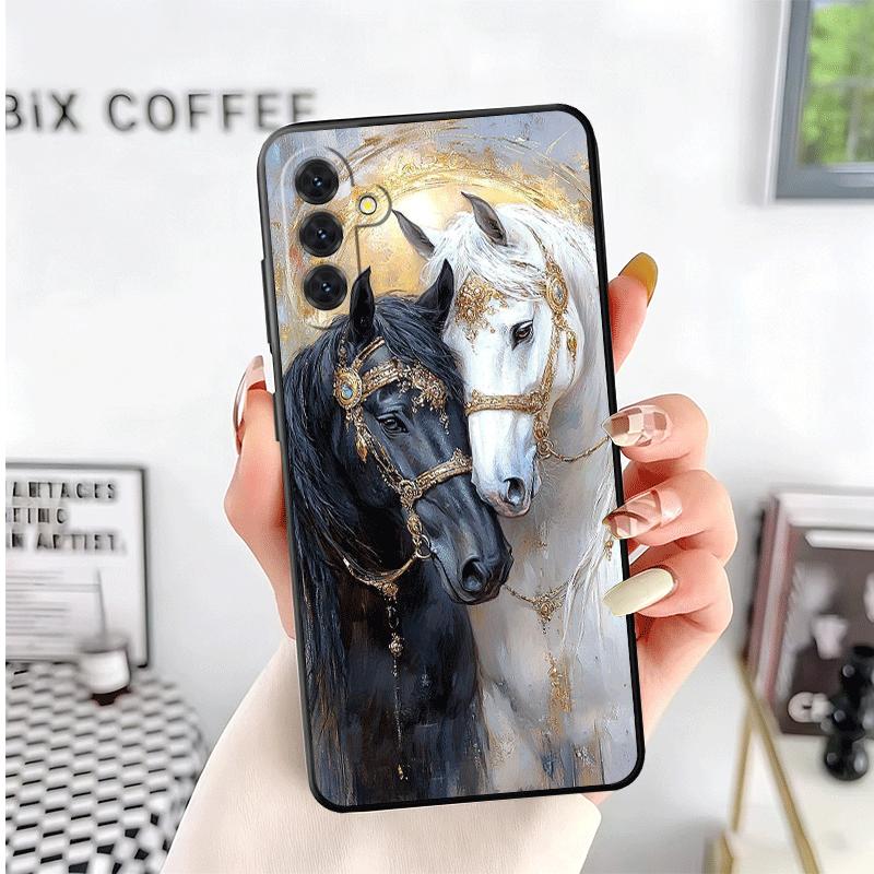 Horse Art Aesthetics Soft Phone Case for Samsung A17 A37 A57 A16 A26 A36 A56 A15 A25 A35 A55 A14 A24 A34 A54 A13 A23 A33 A53 A52