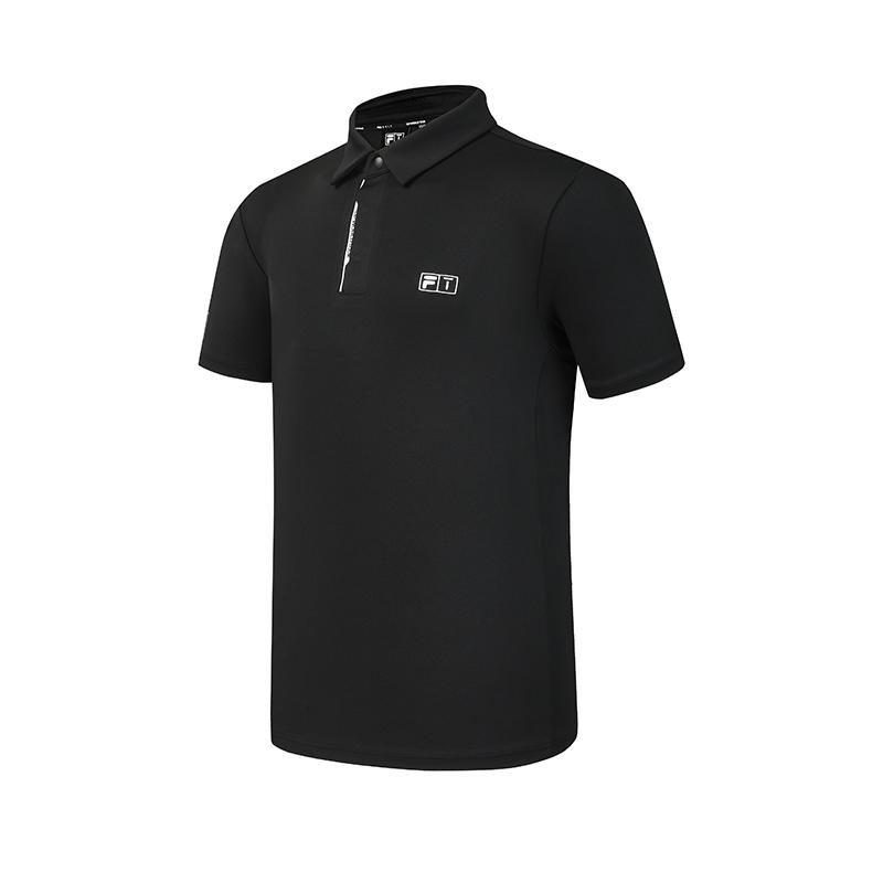 Fila Серия Гольф Модный Простой Базовый Классический Спортивный Повседневный Гольф Универсальный Удобный Облегающий Вязаный Короткий Рукав Рубашка Поло Мужские топы A11M615103FBK M