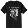 Blackcraft Cult T Shirt Herren Hail The Raven Schwarz Gothic Horror Vintage Washed Graphic Slightly Comfortable Versatile