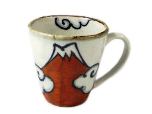 

Arita Hasami Ware Shoho Kiln Red Fuji Mug 18240