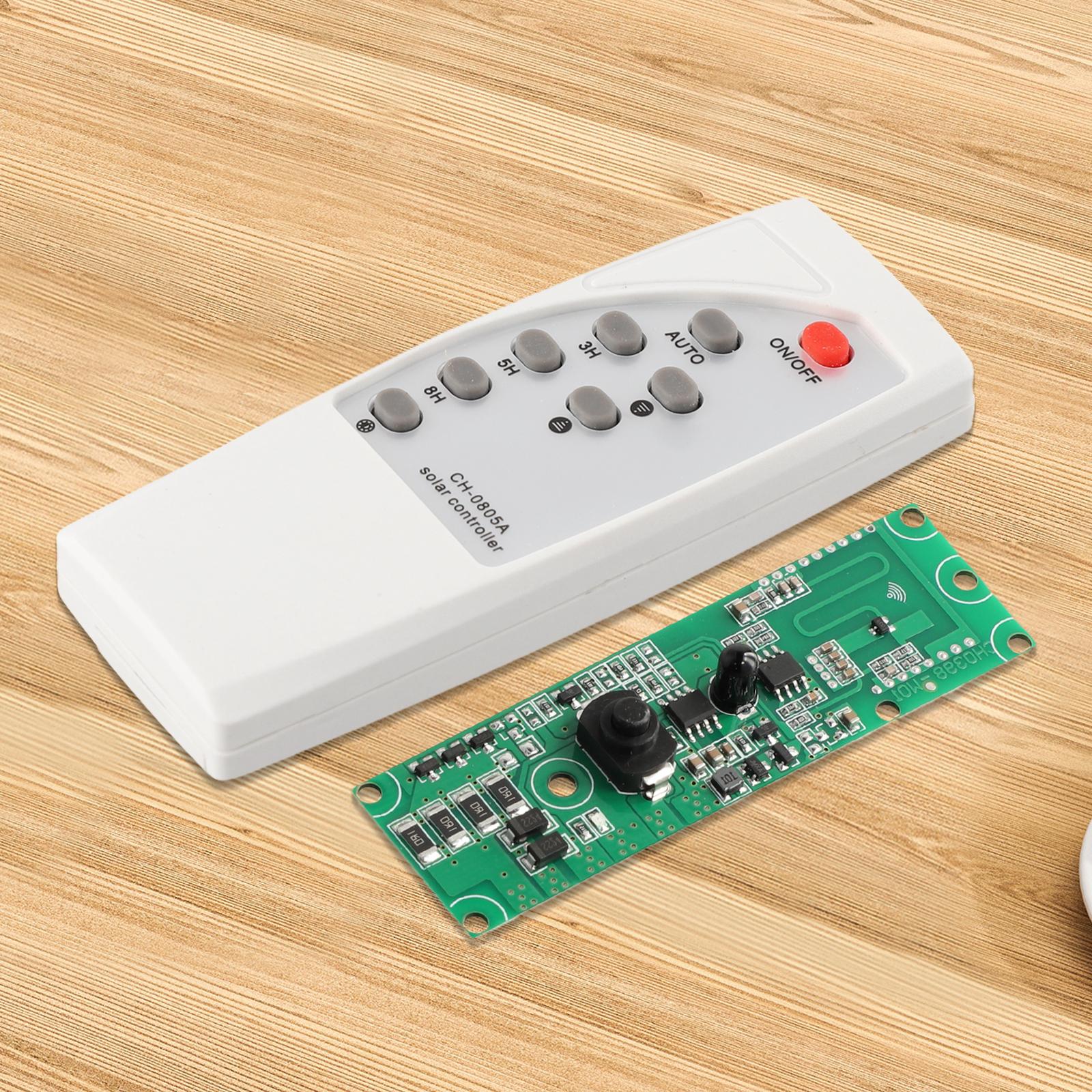 

Solar LED Light Controller With Remote, Compatible With 3.2V 3.7V For LiFePO4 & Lithium Battery Wireless Remote Control Switch China Mainland
