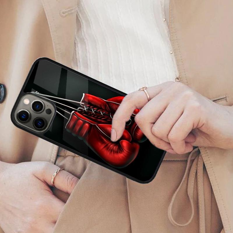 Boxing Art Magnetic Phone Case For APPLE iPhone 17 Air 16 14 13 12 Pro Max 15 Plus Wireless Charge With MagSafe Cover