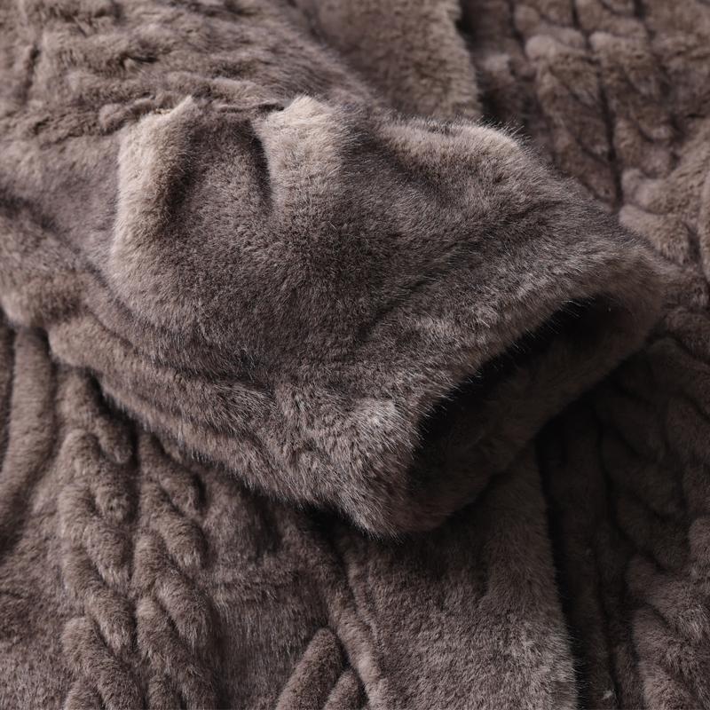 Middle-aged Women's Faux Fur Coat Winter Outerwears Elegant Thick Warm Long Fur Jackets for Women Clothes