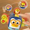 Penguin Shape Funny Montessori Toy Creative Montessori Cube Toy Hand Eye Coordination Toy BPA Free for Kids Birthday Gift