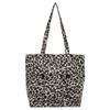 Large Capacity Tote Bag Women's Lightweight Leopard Print Shoulder Bag