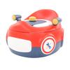 Children Multifunctional Toilets Cute Car Shape Portable Durable PU Cushion Baby Potty for Home Red