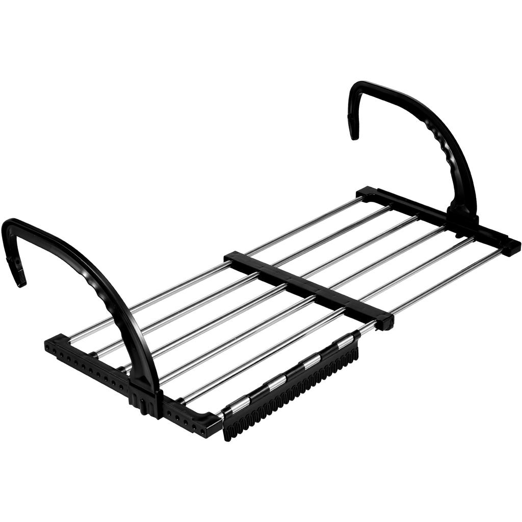 Radiator Clothes Airer Foldable Radiator Drying Rack 42-72CM Extendable Stainless Steel Radiator Clothes Drying Rack for Laundry