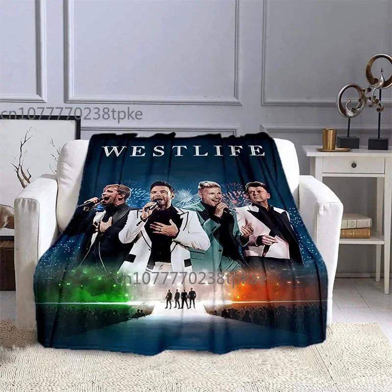 Irland Westlife Klassisches Poster Gedruckte Decke, Überwurfdecken, für Sofa Bett Büro Auto, Geburtstagsgeschenk,Decke