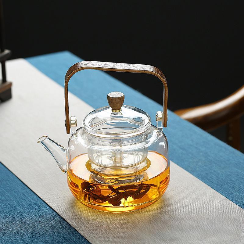 Zuo Zhi Xun Glass Steaming Teapot & Kettle Set