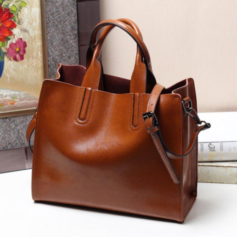 

Женская сумка Новая женская наплечная портативная сумка-тоут Женская сумка большой вместимости