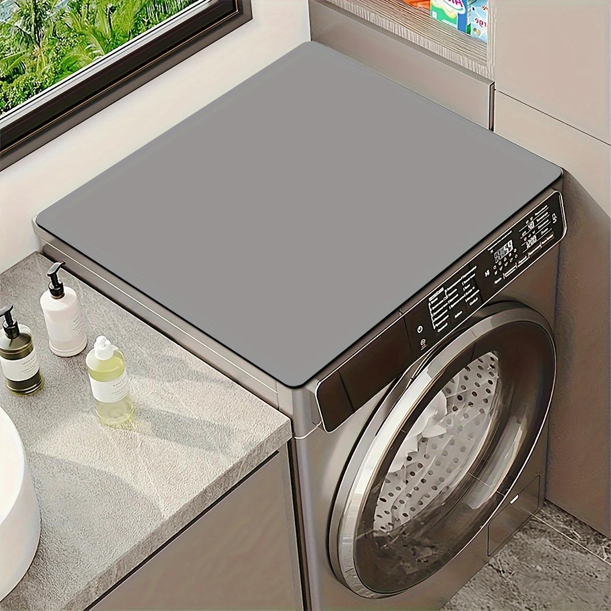 Solid color diatom mud washing machine countertop non-slip pad absorbent table mat tableware drain pad insulation pad 50x60cm серый 1140₽
