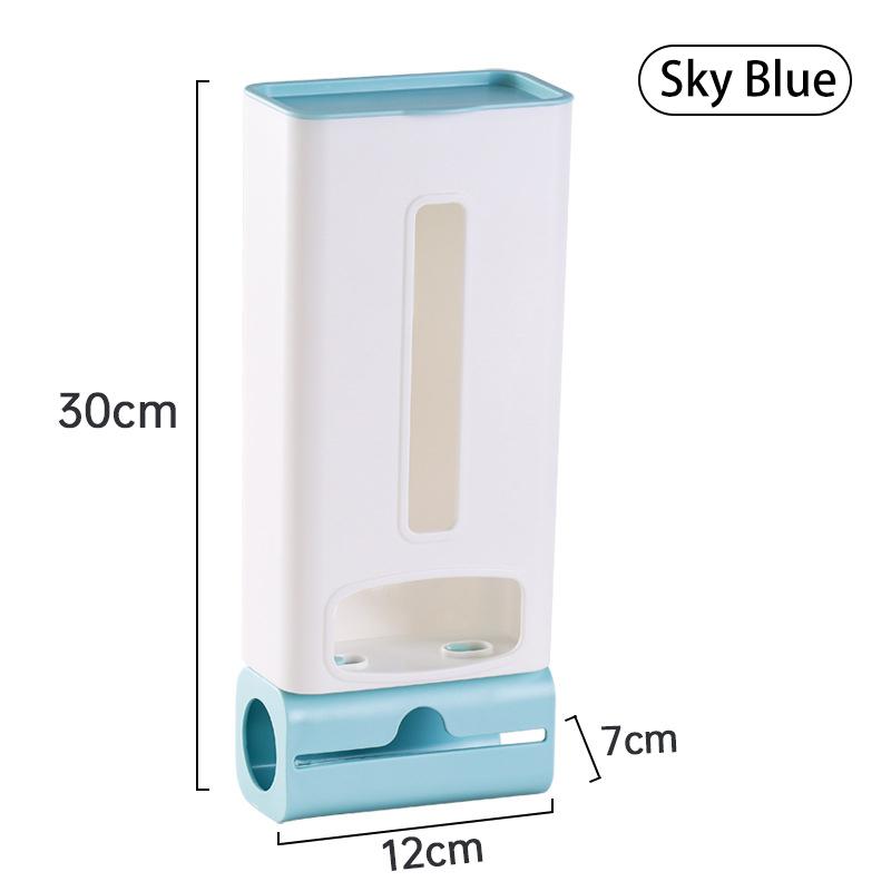 Punch-Free Garbage Bag Storage Box Put Collector Wall-Mounted Kitchen Convenient Bag Removable Sorting Box