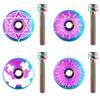 Titanium Headset Stem Top Cap Bicycle Headset Top Cover with Bolt M6 MTB Headset Top Cap Bike Headset Stem Cover Bike Parts