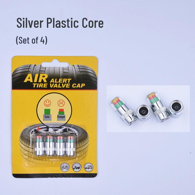 Wireless Tire Pressure Monitoring Cap: Vacuum Detection & Warning Valve Nozzle