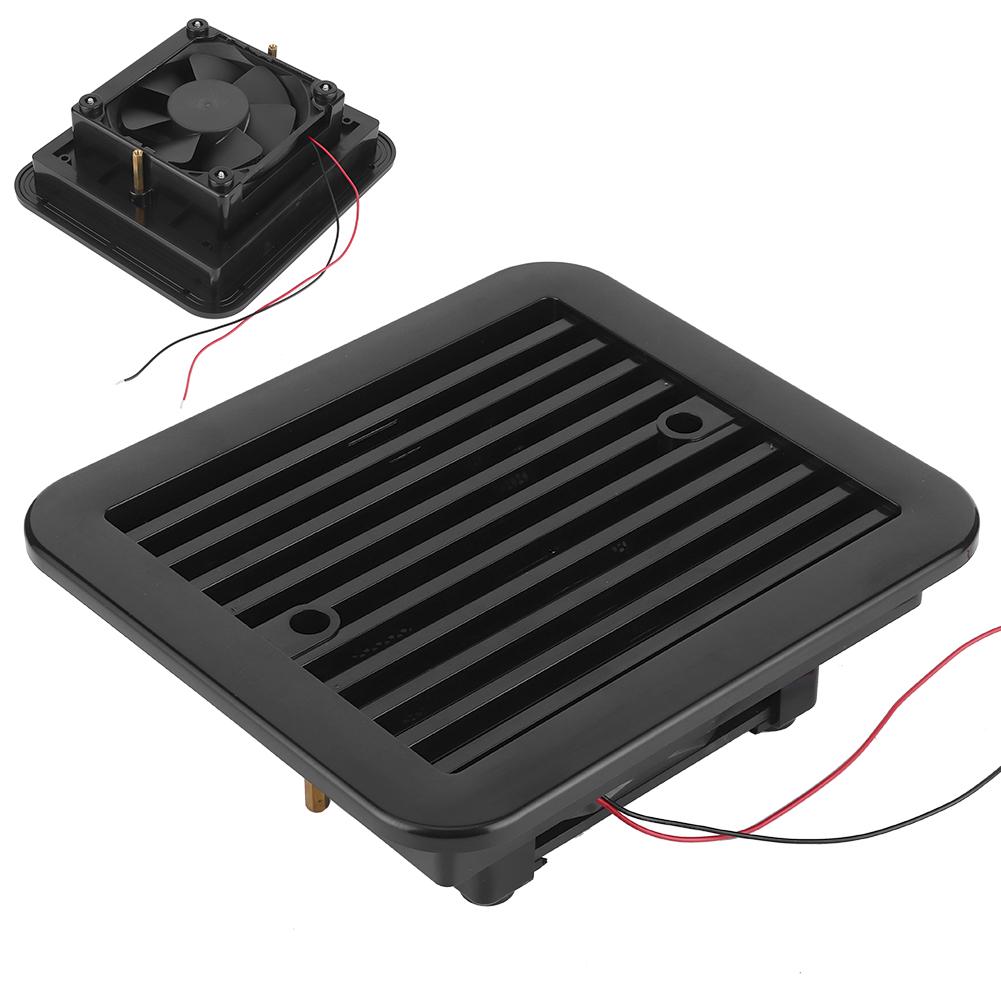 24V Side Air Vent Ventilation One‑Way Exhaust Blade Fan Low Noise for Car RV Trailer SUV