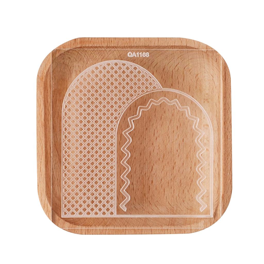 Various Styles Arch Leaf Round Plastic Mold Vegetable Fudges Candy Mold Chocolate Cookie French Dessert Cake Decorations