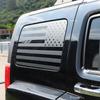American Flag Vinyl Rear Side Window Decals Compatible with Hummer H3 2005-2009,Window Decals Precut Stickers Exterior Accessories(Black)