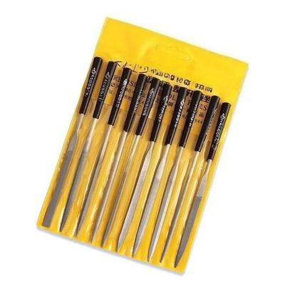 10 Stück/Set Metall-Nadelfeilen-Set Holzraspel Metallpolier-Handfeilenwerkzeuge Stahlraspel Nadelfeilen für Metall Glas Stein Holz Auto