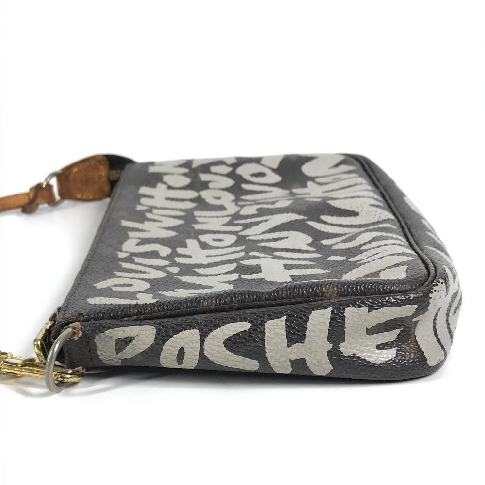 Louis Vuitton M92192 MonogramGraffiti Pochette Accessoires Hand Bag Pouch
