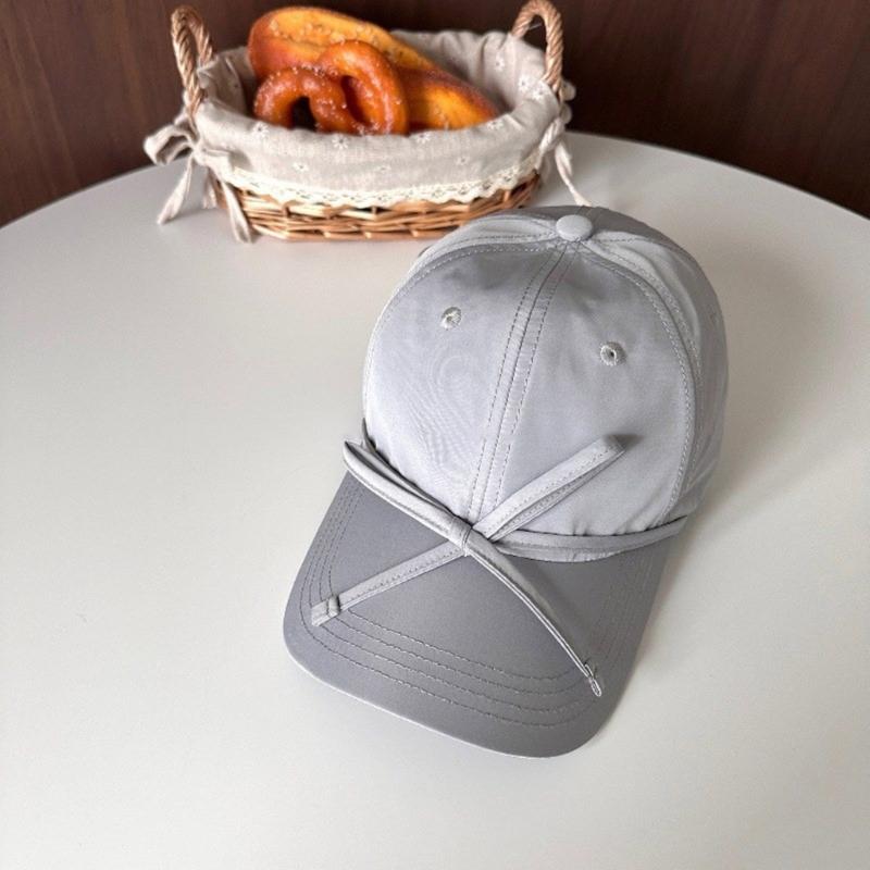 Balletcore Bow Breathable Baseball Hat Girl Adult Sports Hat Outdoor Activity