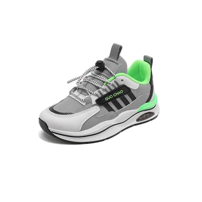 

Boys sports shoes 2025 spring and summer new breathable dad shoes mesh shoes non-slip running casual single shoes basketball 30