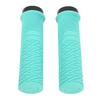 Bike Handlebar Grips Hard Wearing Single Lock On Antislip Increase Riding Safety Soft Resin for Various Bikes Blue